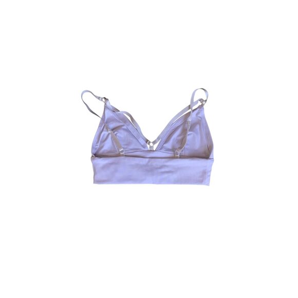 NWT Bebe White Summer Bralette - Picture 4 of 5